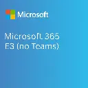Microsoft 365 E3 (no Teams) (1 Year)
